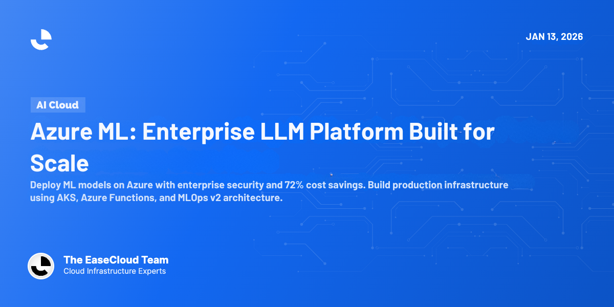 Azure ML: Enterprise LLM Platform Built for Scale